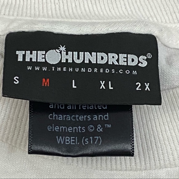 The Hundreds X Animaniacs white shirt size medium - Picture 5 of 7